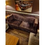 Grassoler Sofas Spain Velveteen sofa in mauve 170 x 80 x 70cm ( Location: Browns)