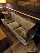 Grassoler Sofas Spain Velveteen sofa in gold 190 x 80 x 74cm ( Location: Browns)