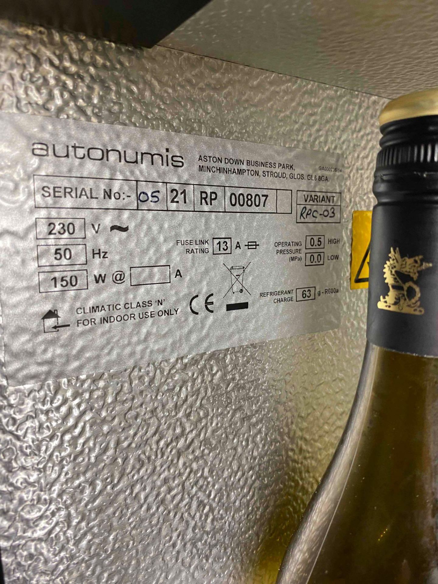 Autonumis 2 Door Bar Fridge (The Bar)