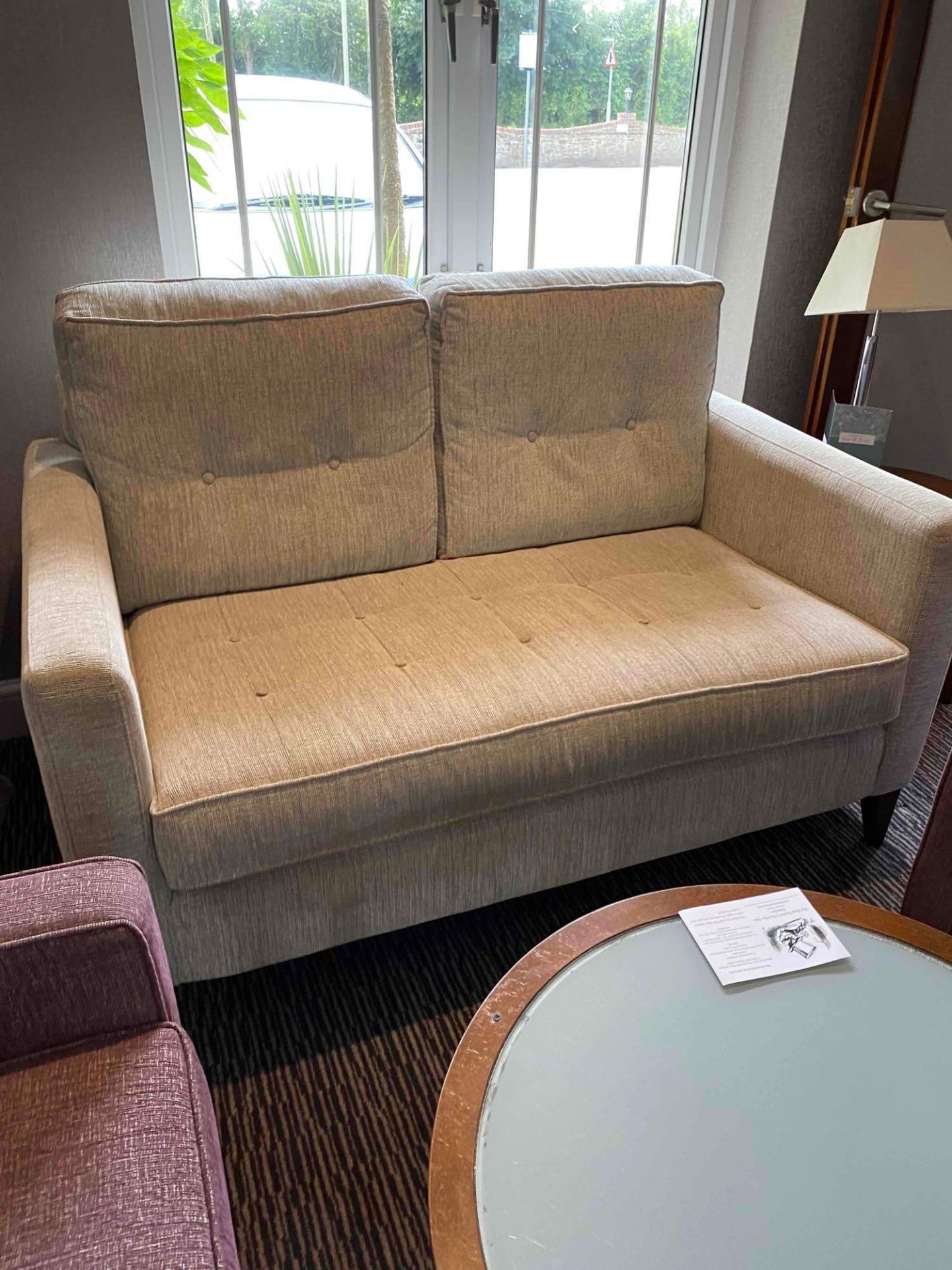 Bespoke Grey Handmade Sofa By Smiths Of Romsey ( 2)950 x 1400 x 900 (The Lounge ) - Image 3 of 3