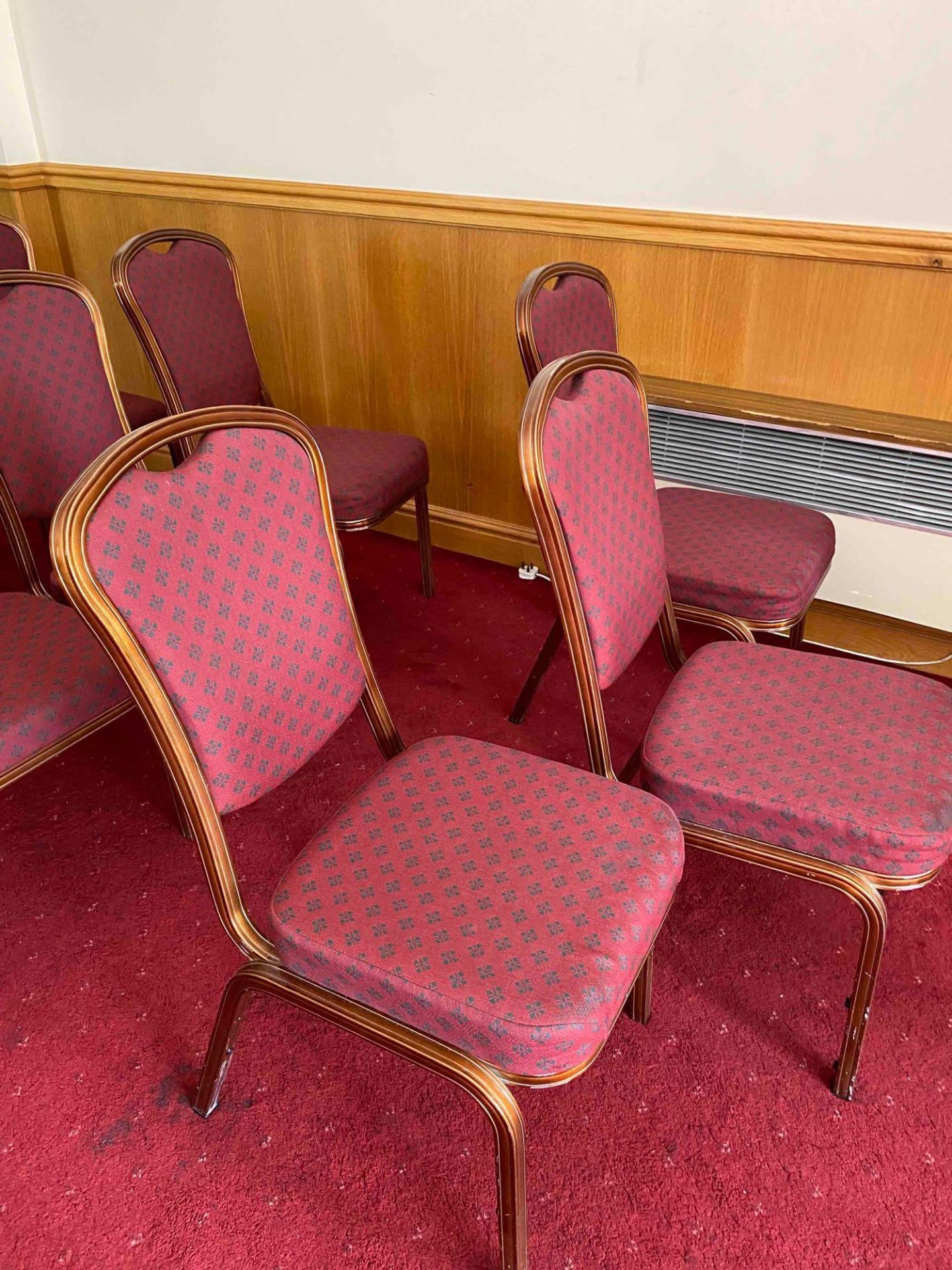 Burgundy burgess conference chair (30 matching) (Meeting Room - Slipper Room) - Image 3 of 3