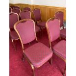 Burgundy burgess conference chair (30 matching) (Meeting Room - Slipper Room)