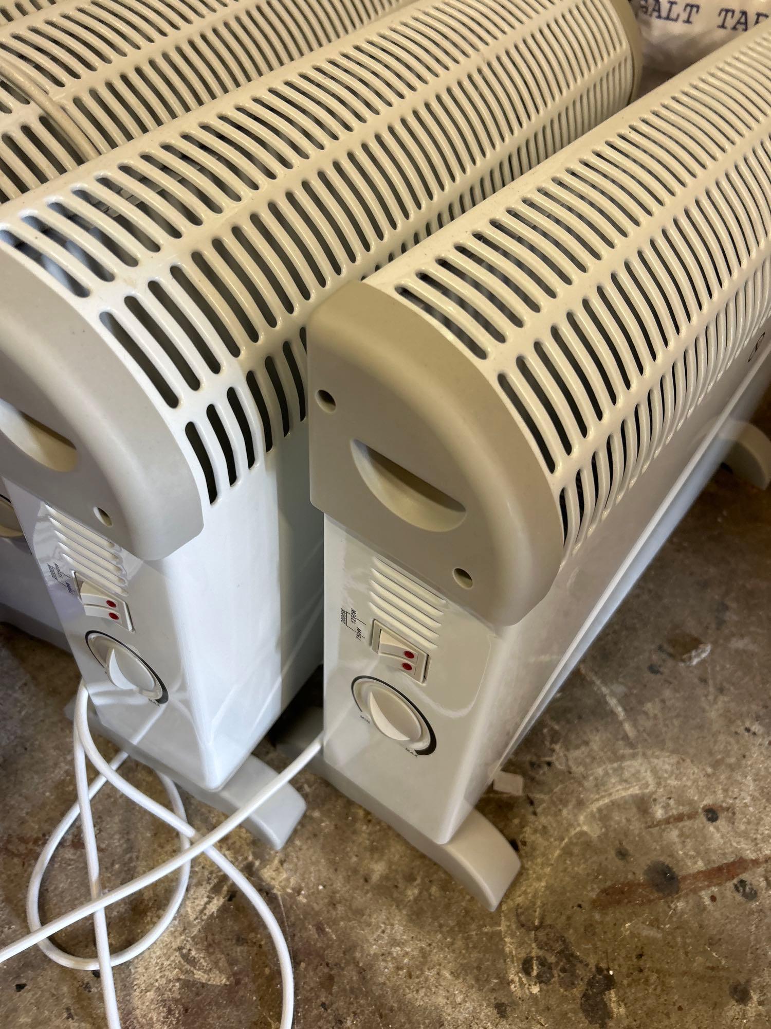6X 2000W Convecor Heaters With Thermostat. - Image 2 of 3