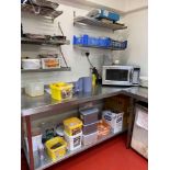 5 x Stainless Pan Racks/ Shelves (Kitchen)