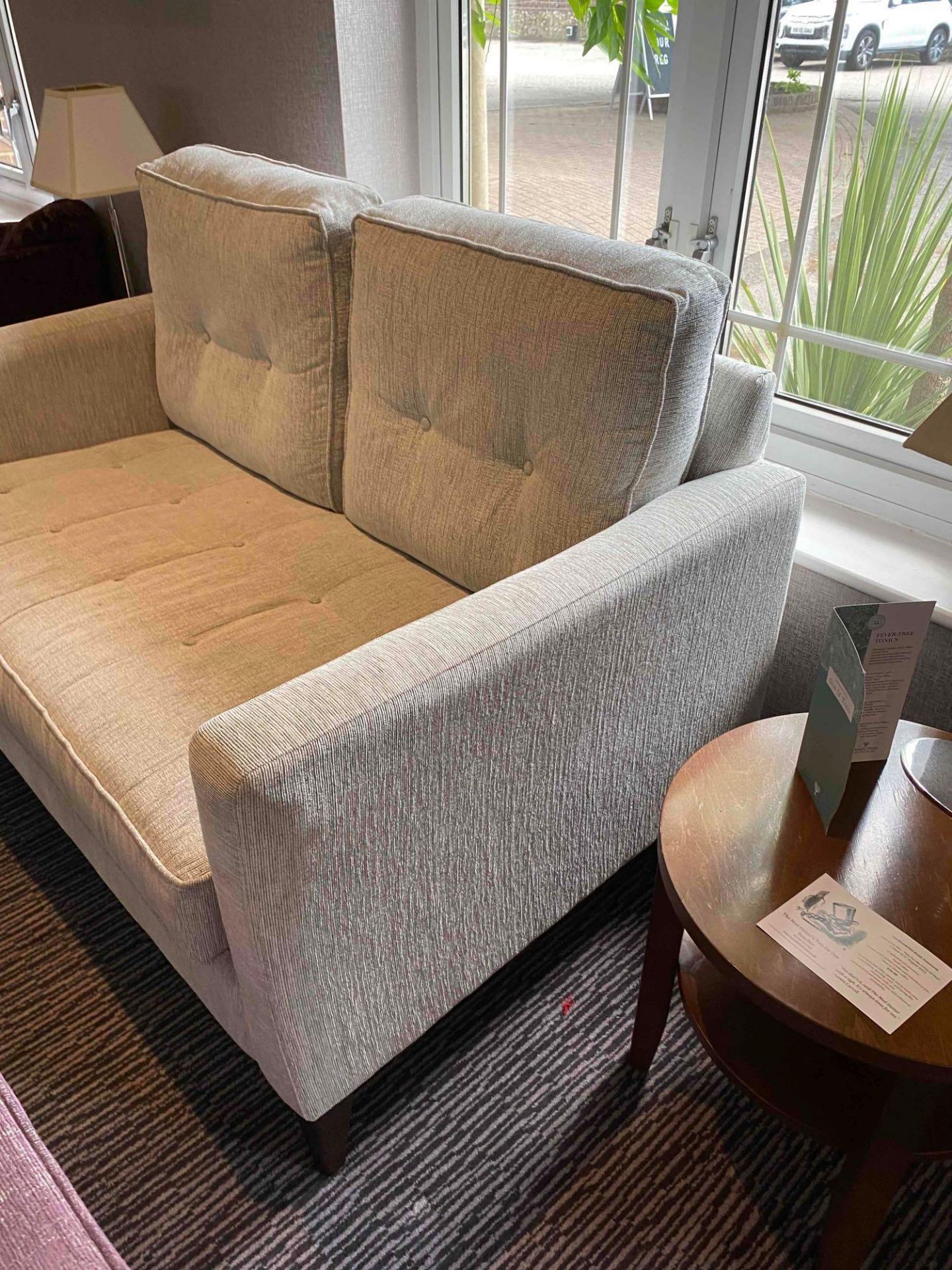 Bespoke Grey Handmade Sofa By Smiths Of Romsey ( 2)950 x 1400 x 900 (The Lounge )