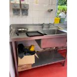 Single Bowl Sink Unit With Drawer And Shelf (Kitchen)