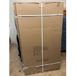 2 over bath shower screens 800x1400mm new in box