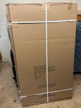 2 over bath shower screens 800x1400mm new in box