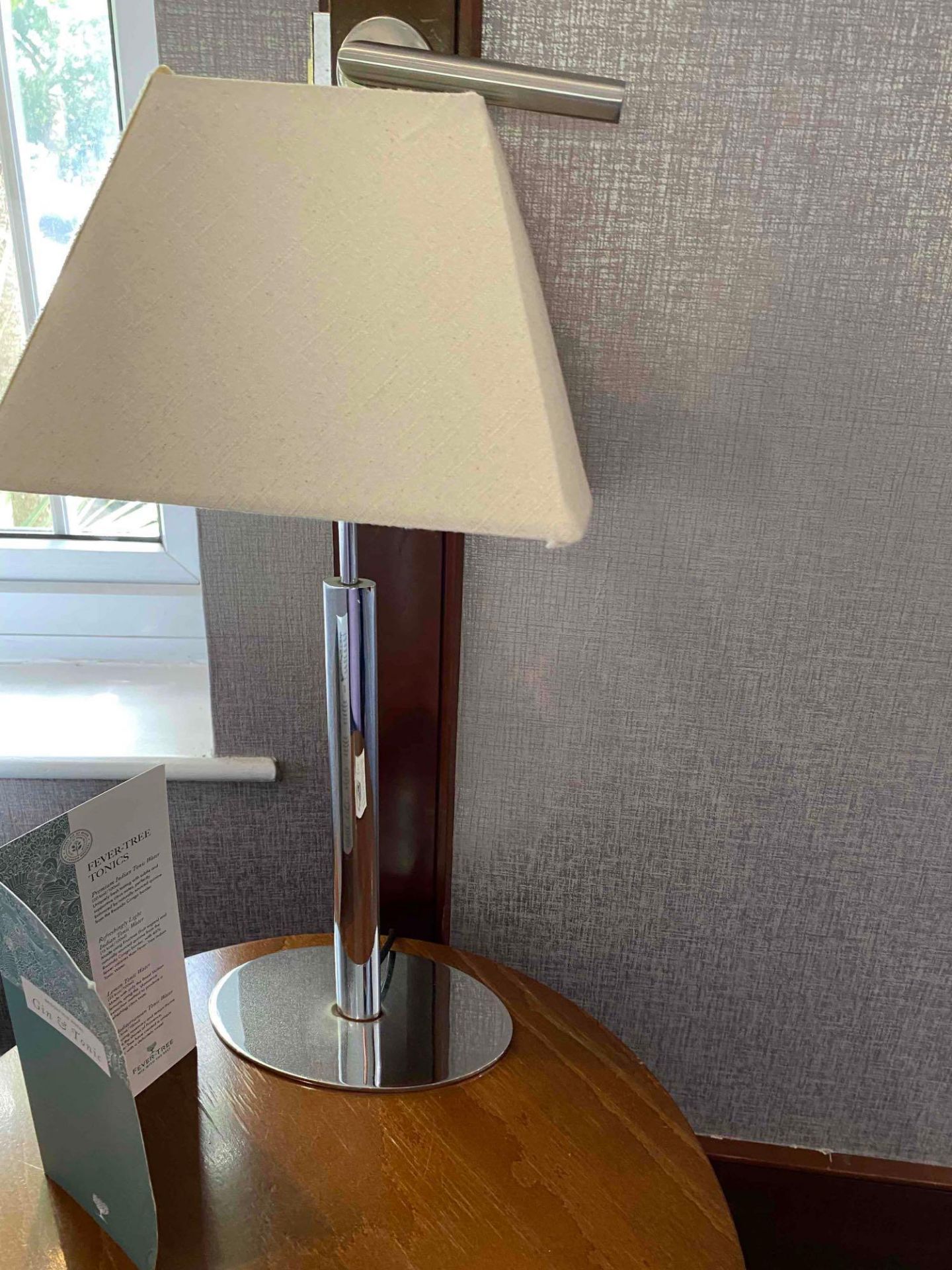 Chrome Based , Square Lamp Shade (4)580 x 250 (The Lounge ) - Image 2 of 3