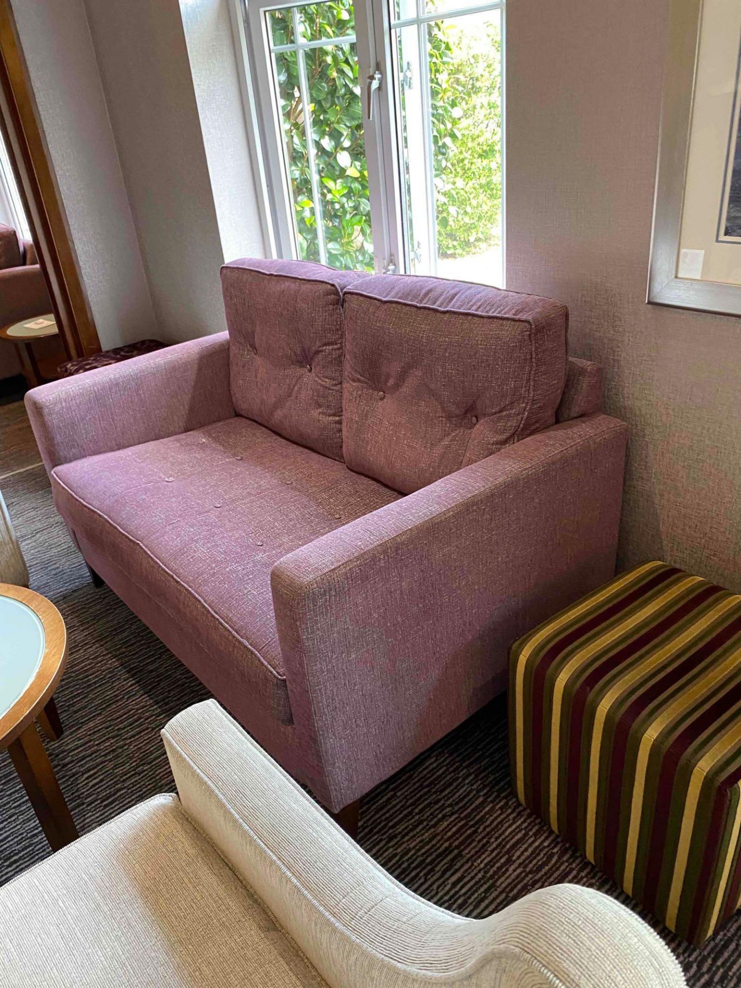 Bespoke Plumb Handmade Sofa By Smiths Of Romsey ( 2)950 x 1400 x 900 (The Lounge ) - Image 2 of 3