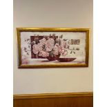 Print of flowers on canvas 1100*600 (Meeting Room - Slipper Room)