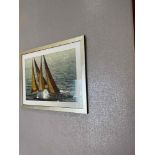 1 Silver Framed Sailing Themed Print 850 x 650 (The Bar)