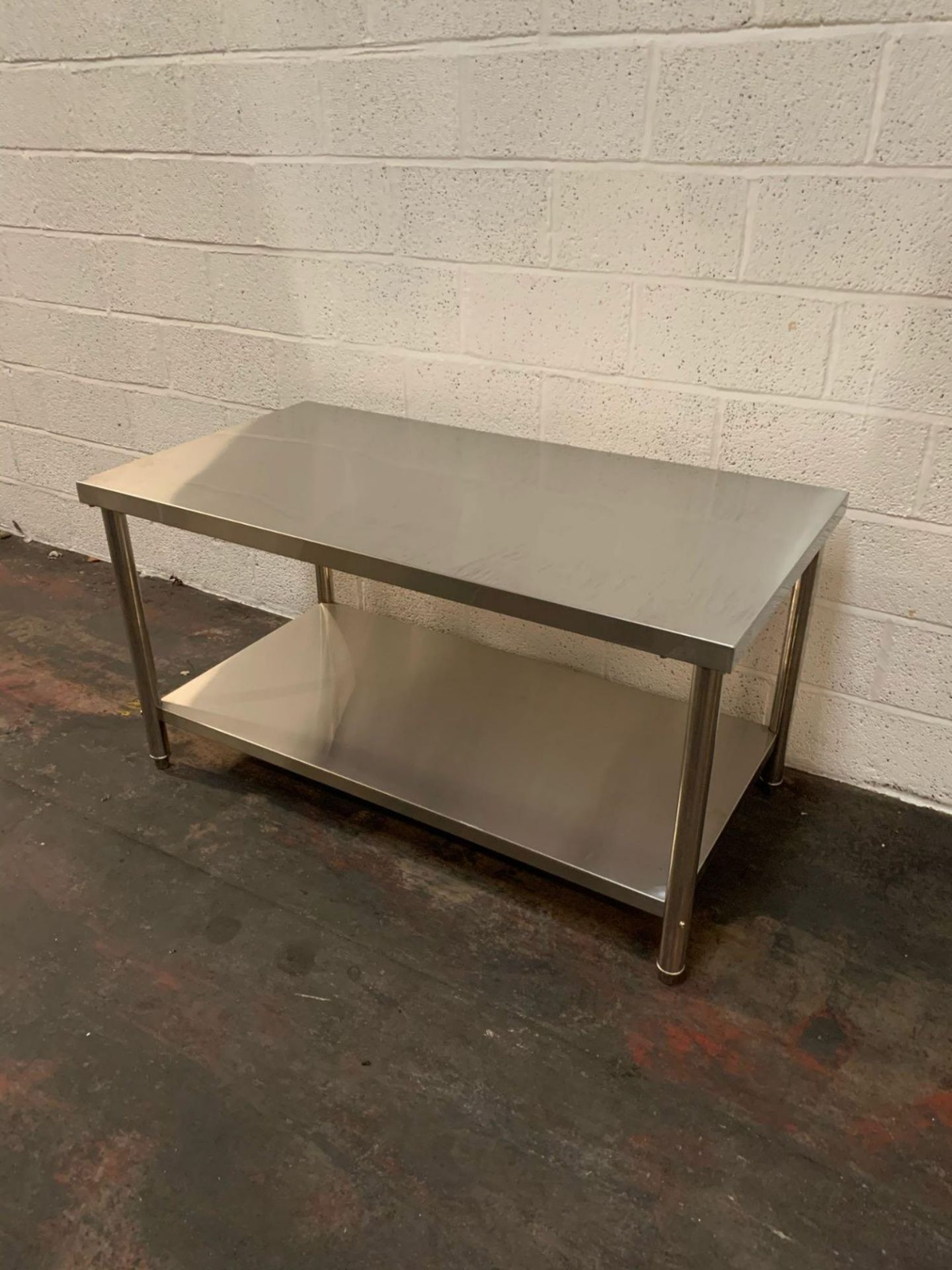 Stainless Steel Work table with Undershelf 1100x600x800mm New in box