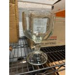 Weiss 32oz Goblet is a medieval take on the traditional ice cream glass, with a goblet like design