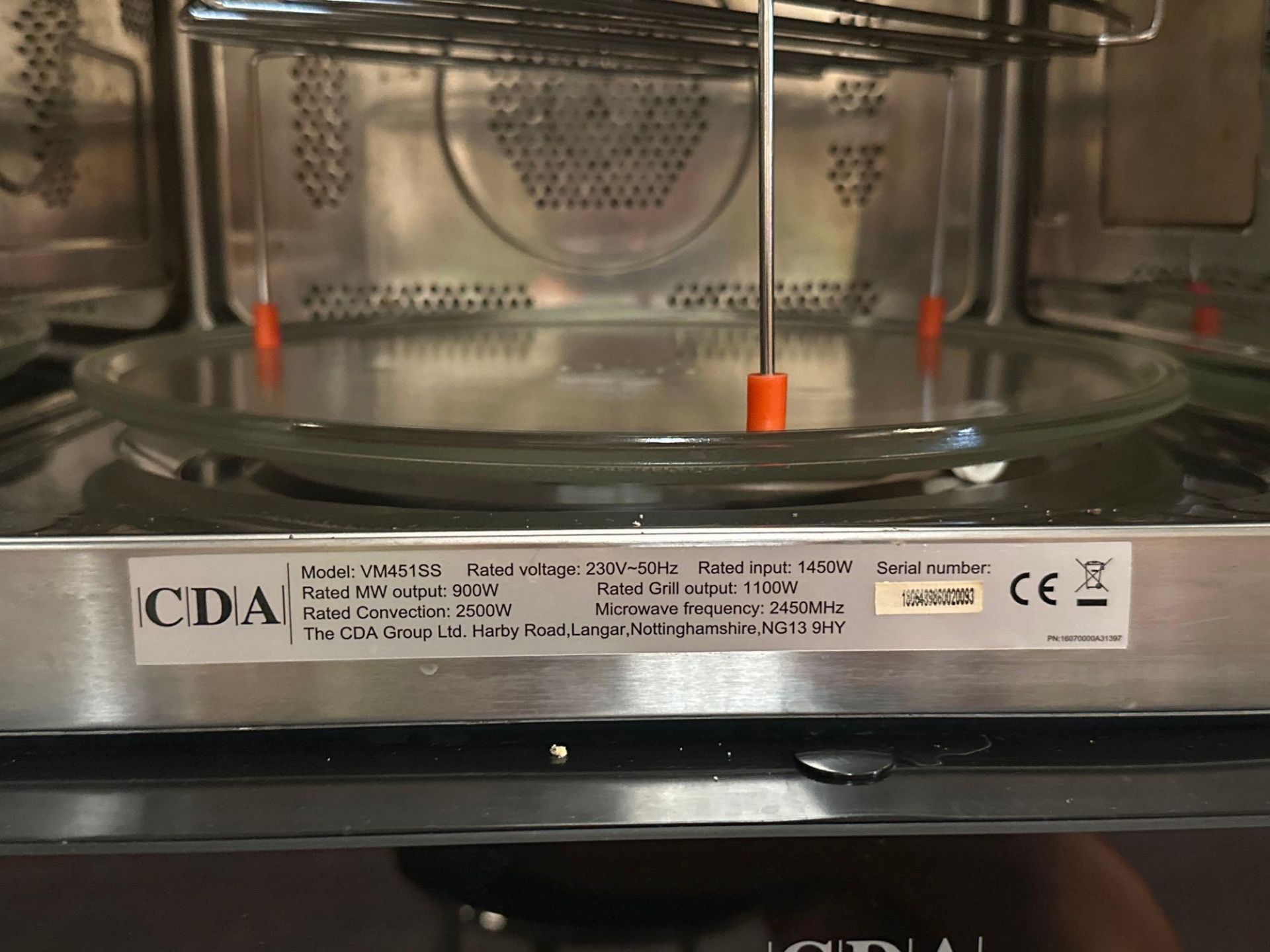 CDA VM451SS built- in microwave, grill and convection oven all in one, making this a highly - Image 2 of 2