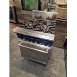 Blue Seal 4 burner with oven stainless steel 60cm x 82cm