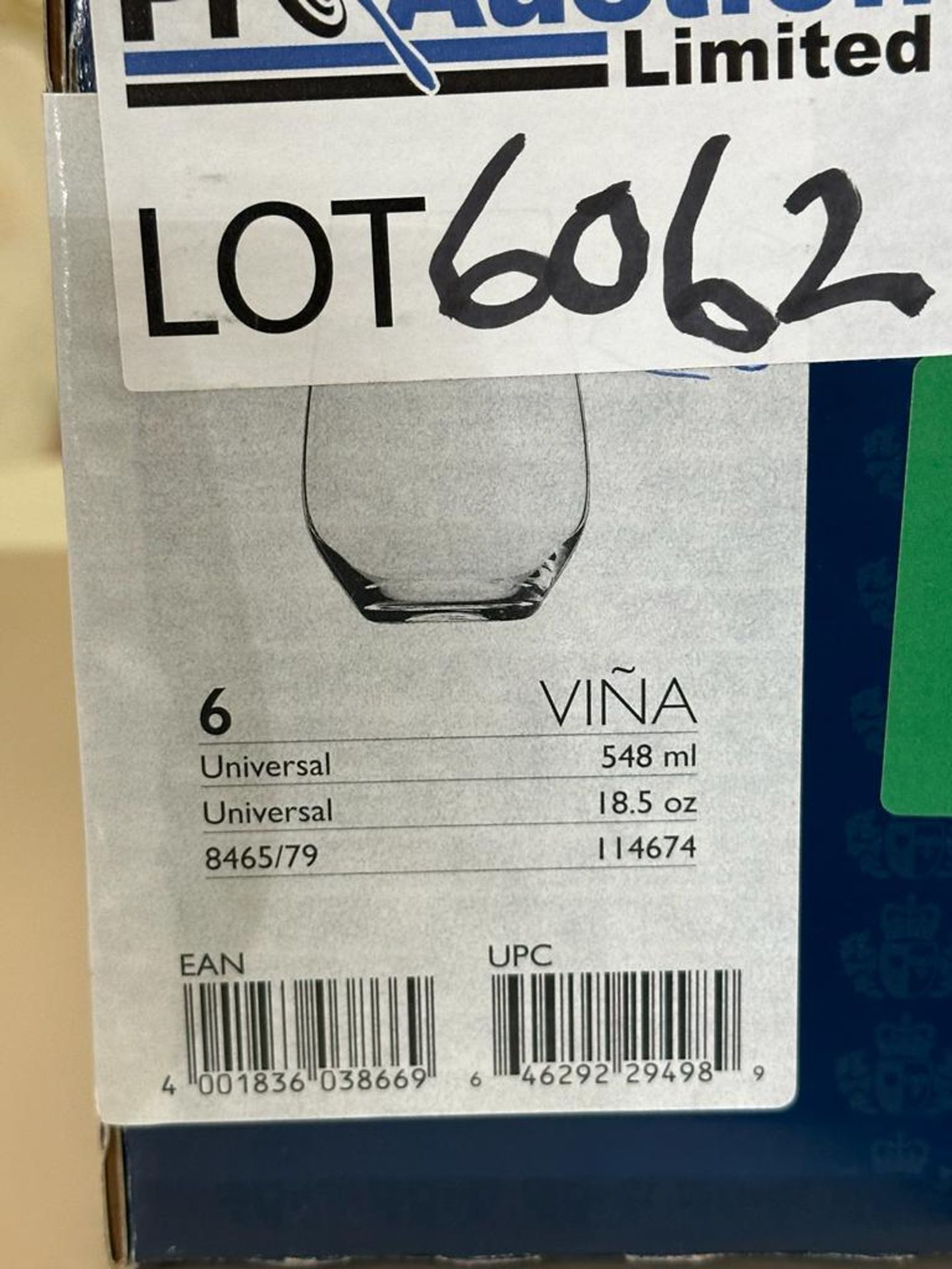 6x Schott Zwiesel Vina Crystal Stemless Wine Glasses 556ml (RRP £10.20 per unit) - Bild 3 aus 3