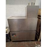 Hobart CS-A Stainless Steel rack-type dishwasher 3 phase electric (S/N 866700012 )