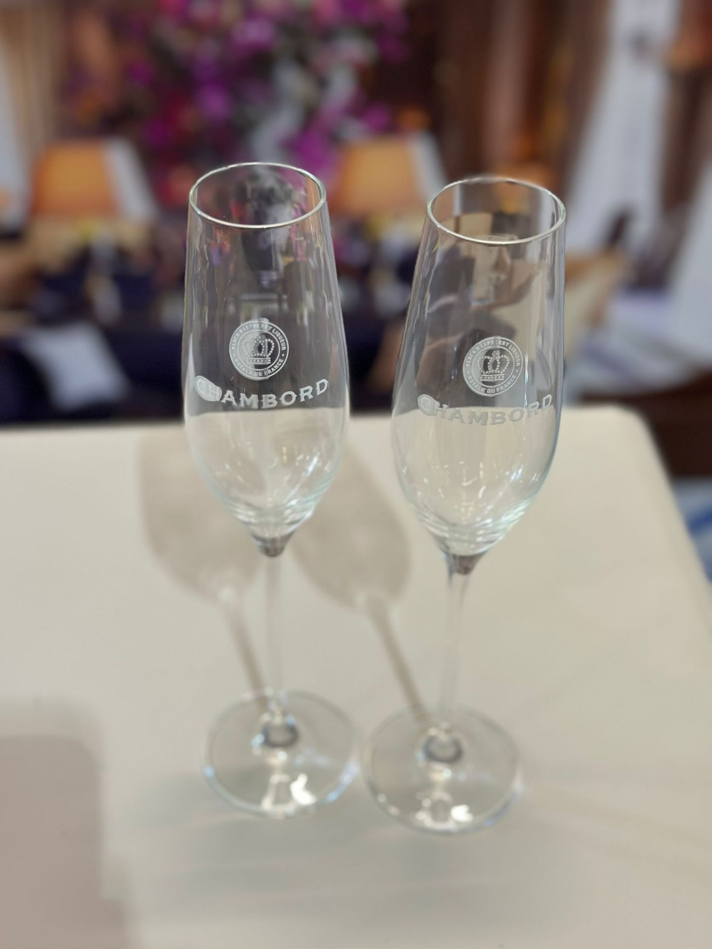 6x Chambord Champagne flutes - Image 2 of 4