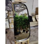 Vintola Mirror Pewter Housed In A Pewter Frame This Beautiful Mirror Comes In A Curved Style