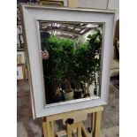 Freeman Mirror In Antique White Would Be A Stunning Addition To The Room No Matter Where Its Placed.