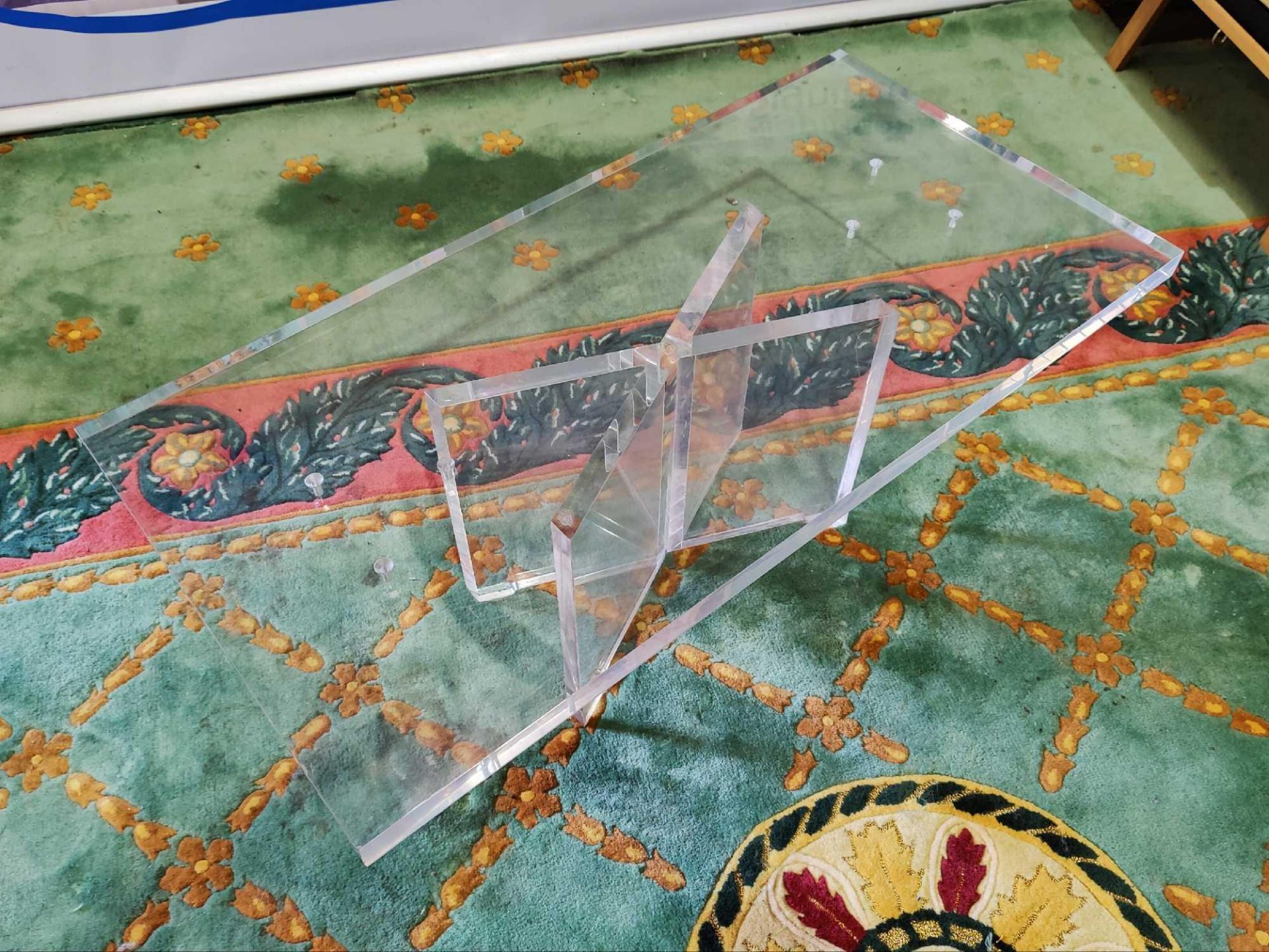 Acrylic Coffee Table 120 xx 60 x 48cm - Image 3 of 4