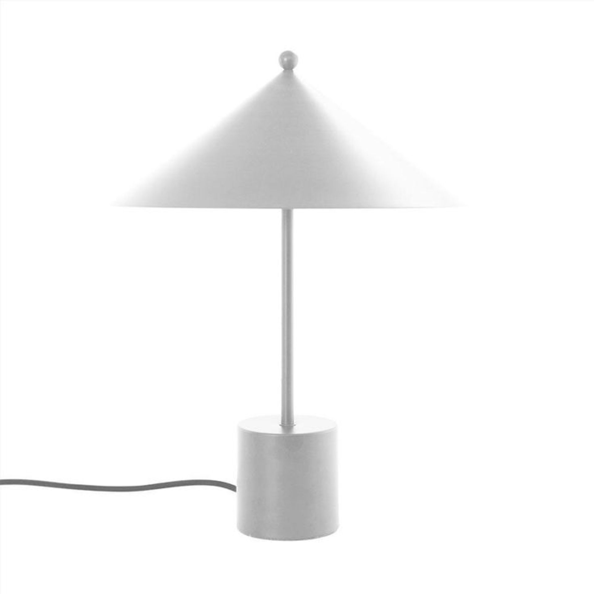A Pair Of Kasa Table Lamps From OYOY Is A Minimalist Lamp With Clear, Geometric Shapes. The Cone-