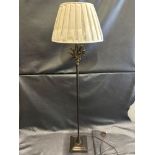 Heathfield And Co Coral Standard Lamp With Linen Shade 180cm