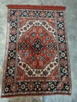 Hossein Abad Persian Style Area Rug 96 x 136cm