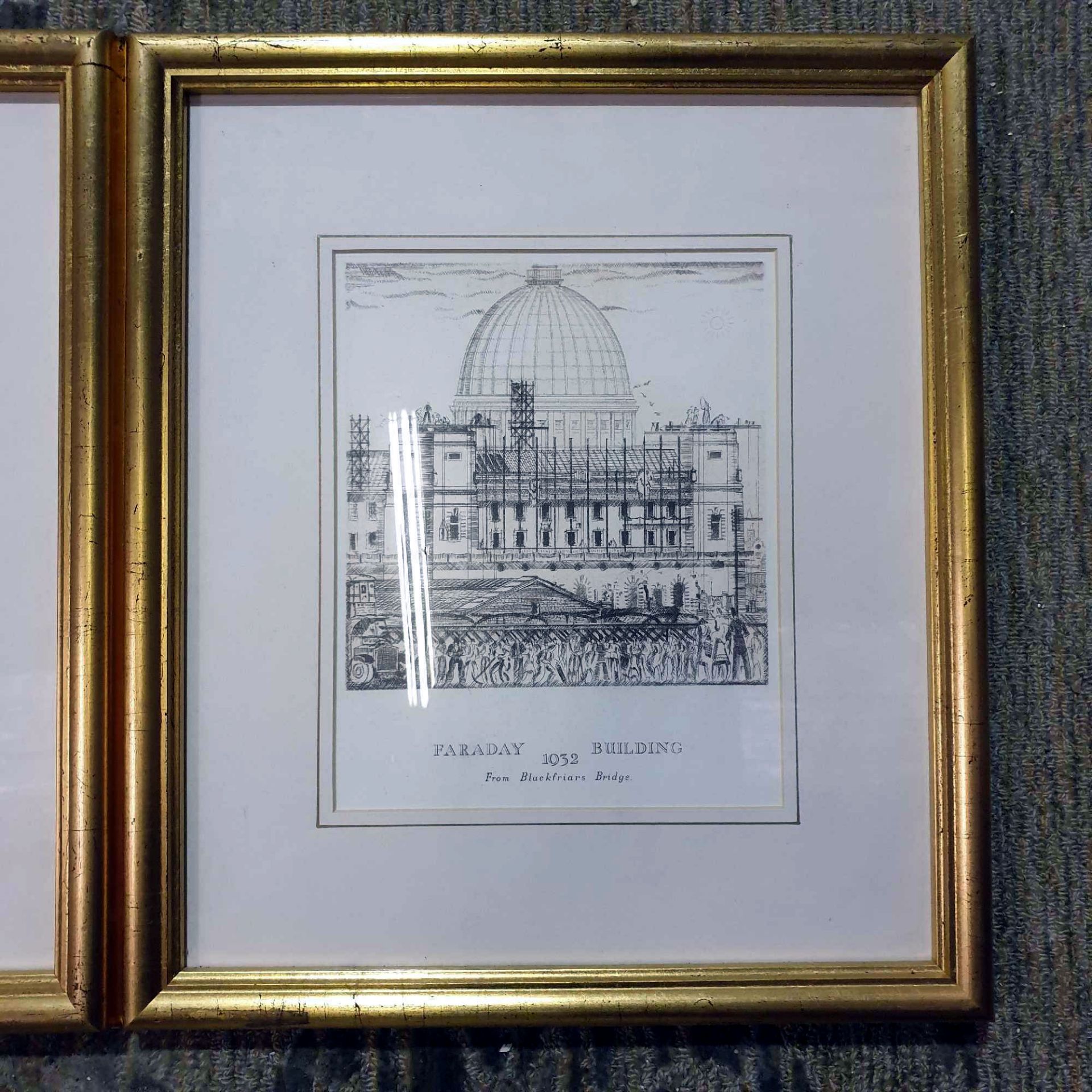 2 x Prints Grand Hall Olympia Daily Mail Ideal Home Exhibition 1953 Print And Faraday Buildings 1952 - Bild 3 aus 3