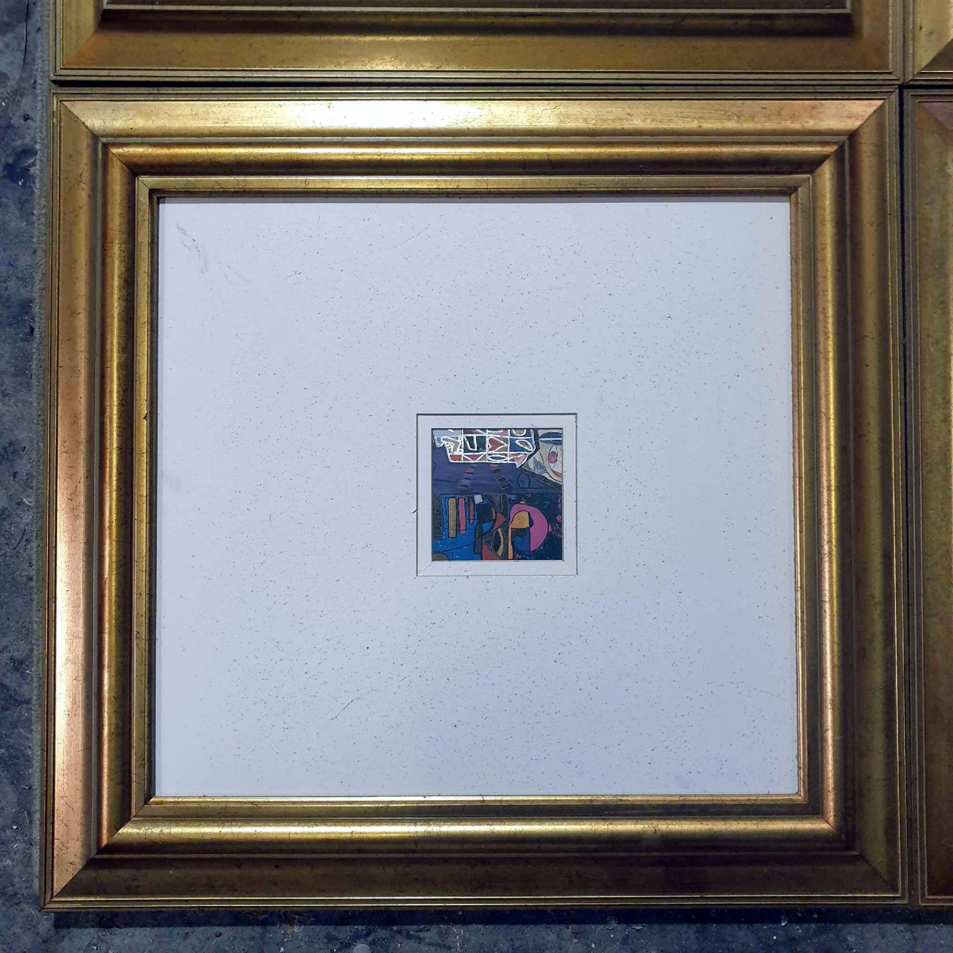 4 x Contemporary Framed And Glazed Prints 58 x 62cm - Bild 4 aus 5