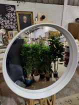 Harvey Round Mirror White Crafted From High Quality Materials This Stunning Mirror Is Finished