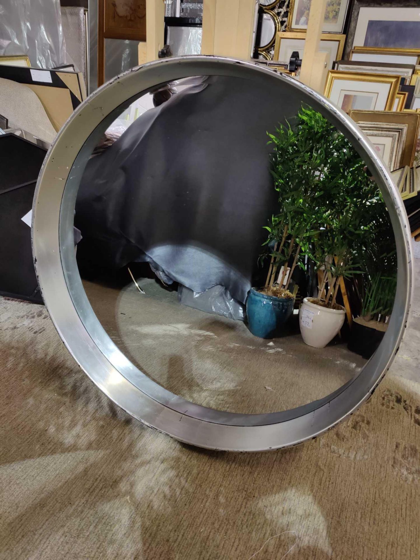 Harvey Round Mirror Silver Crafted From High Quality Materials This Stunning Mirror Is Finished With - Image 2 of 3