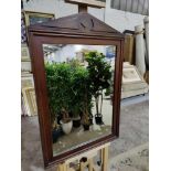 A Carved Bevelled Rectangular Accent Mirror 60 x 91cm