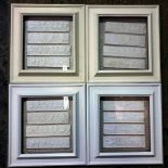 4 x Plaster Relief Panels Depicting Friezes Of The Panthenon In The Style Of Henning Glazed And