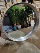 Harvey Round Mirror Silver Crafted From High Quality Materials This Stunning Mirror Is Finished With