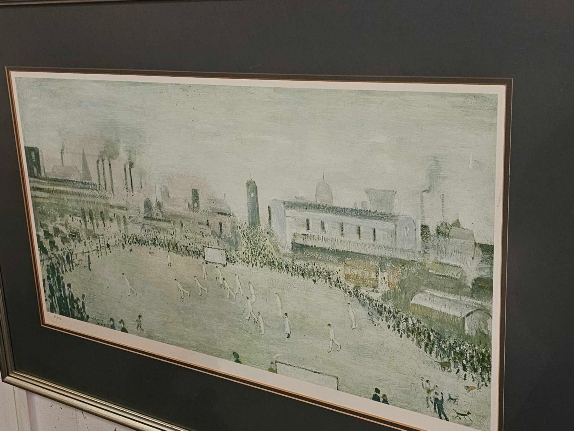 Limited Edition framed print The Cricket Match after  Laurence Stephen Lowry, R.A. (1887-1976) - Image 5 of 5