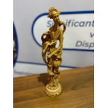 Satini Oriental Geisha Carved From Soap Stone Standing At 47cm High