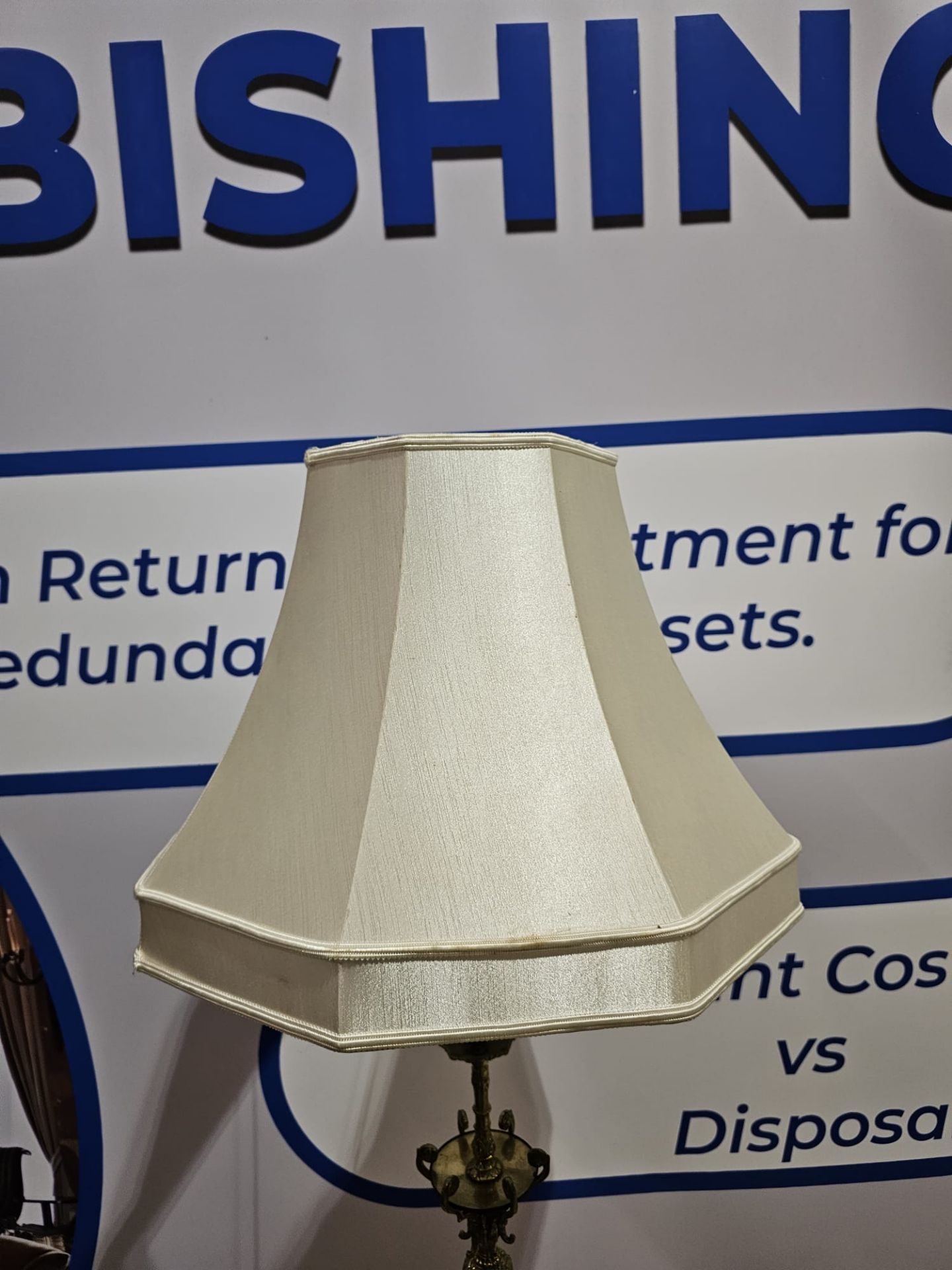 Brass Standard Lamp - Image 6 of 7