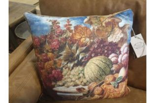 TK Bacchus Brand New Packed 6 x Bacchus Fruit Cushion A Reproduction Print From The Netherlandish