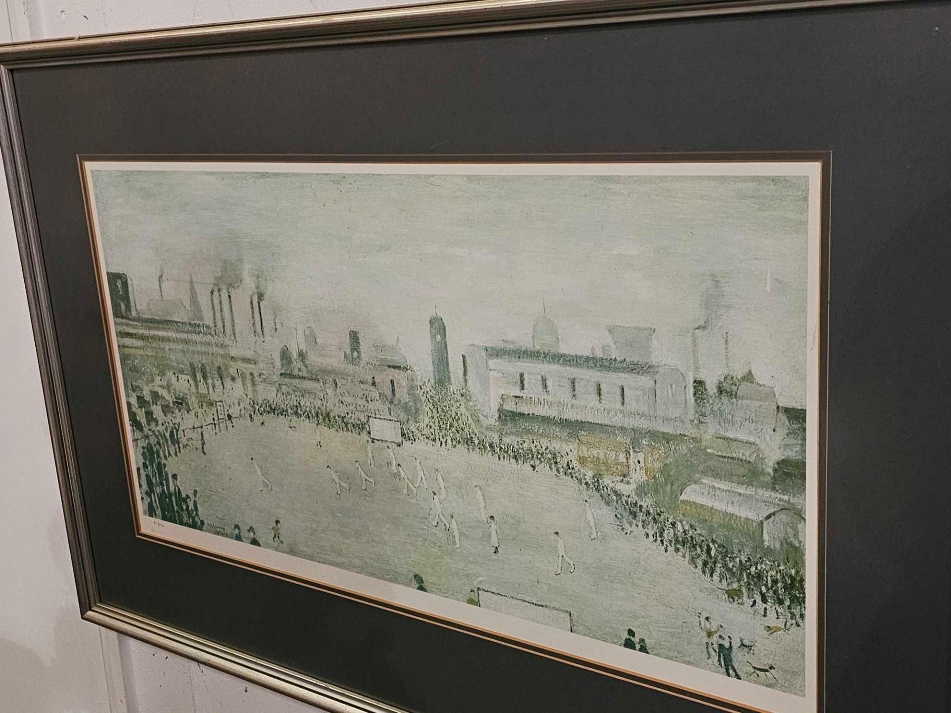 Limited Edition framed print The Cricket Match after  Laurence Stephen Lowry, R.A. (1887-1976) - Image 4 of 5