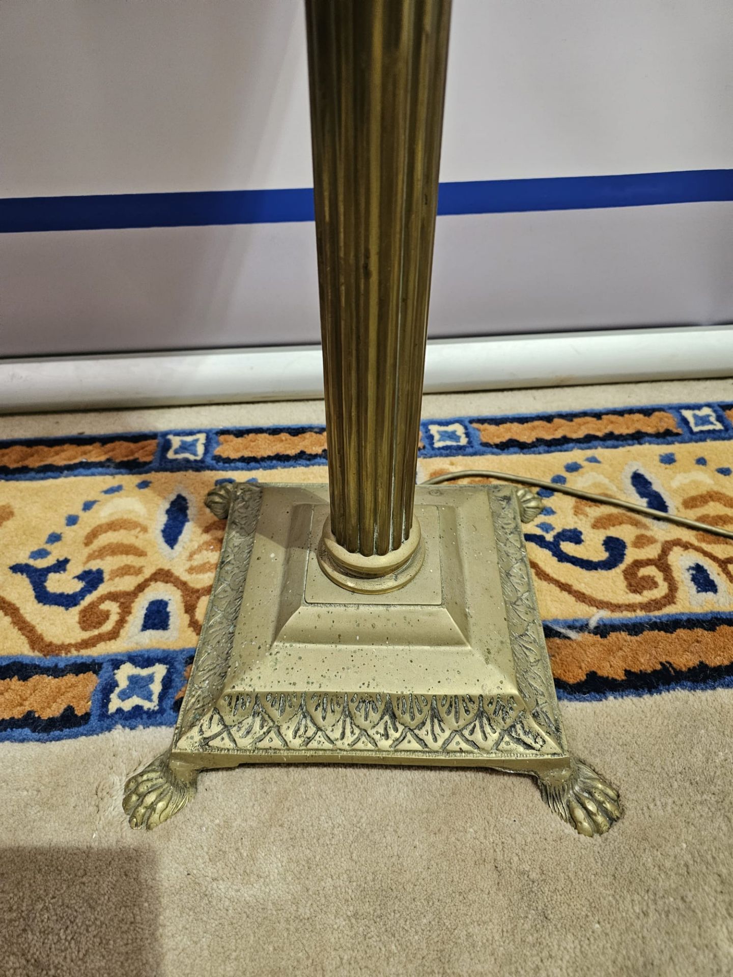 Brass Corinthian Standard Lamp - Image 4 of 5