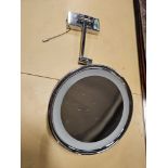 LED Illuminated Magnifying Vanity Mirror For Bathroom Round Ingress Protection Rating IP49