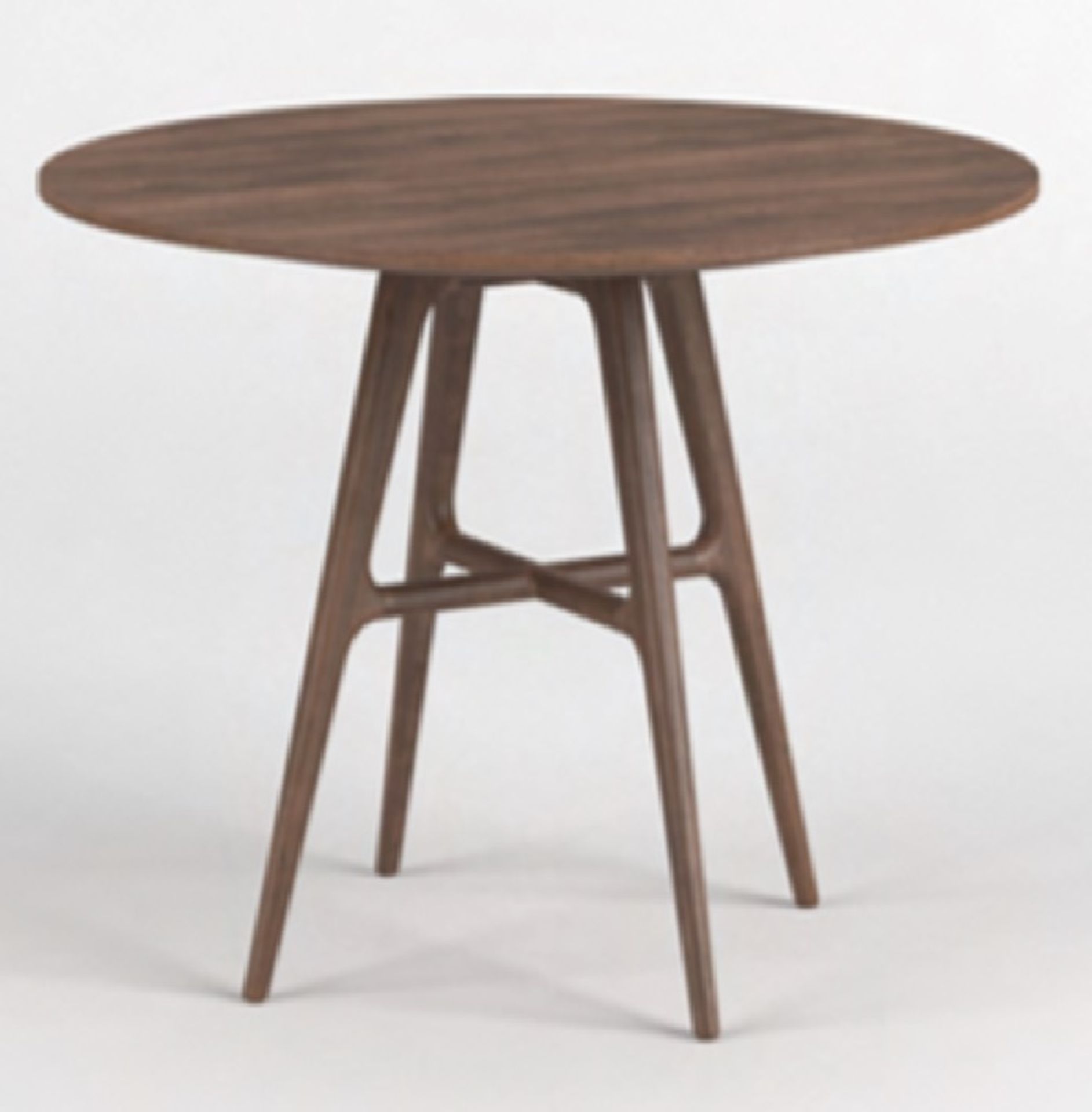 Asher Circular Dining Table A contemporary design with a traditional touch, the Asher Black American