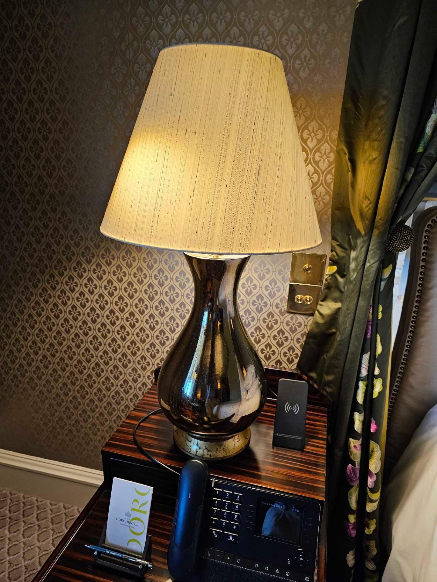 Heathfield And Co Louisa Glazed Ceramic Table Lamp With Textured Shade 77cm