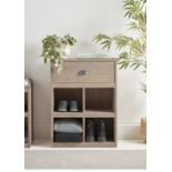 Boot Cabinet - A Utility Piece With 4 Shoe Cubbies And Drawer Crafted From Solid Scandinavian Pine