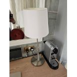 Chelsom Angle AL/52/DL/BN Table Lamp In Polished Chrome Arm Can Be Adjusted Vertically With The