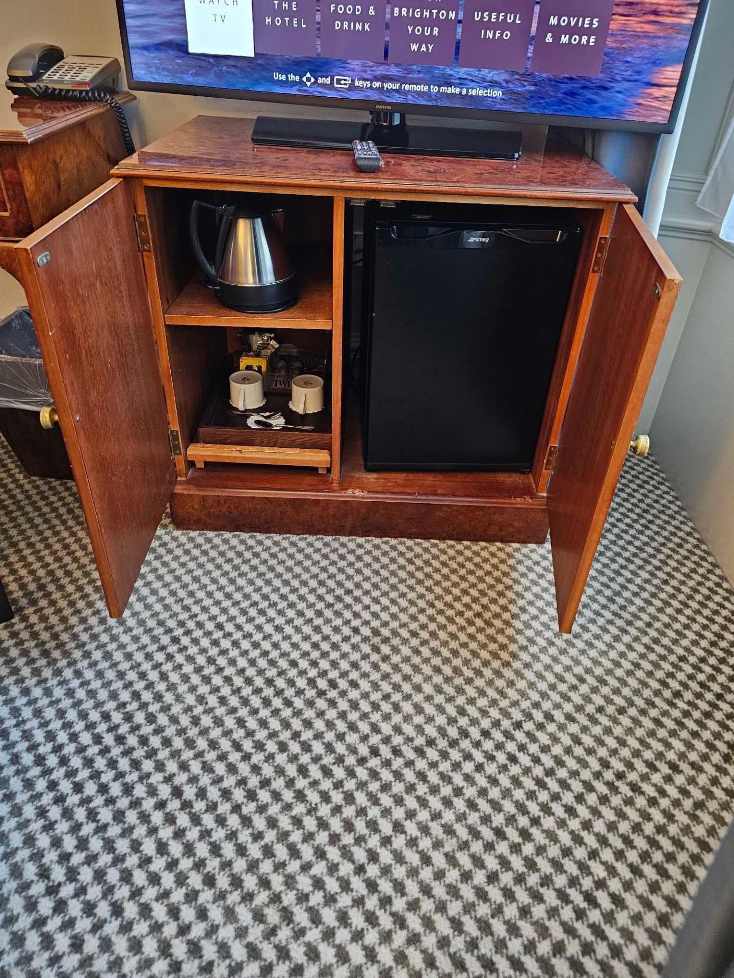 Two Door Cabinet In Burr Alder Inspired By English Design Of The Mid-18th Century, This Cabinet - Image 3 of 3