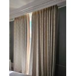 Drapes The Cream Drapes Are A Magnificent Addition To Any Home, Draped From Ceiling To Floor With