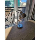Heathfield & Co Oslo Polished Nickel Lamp (Loc: Room 127)